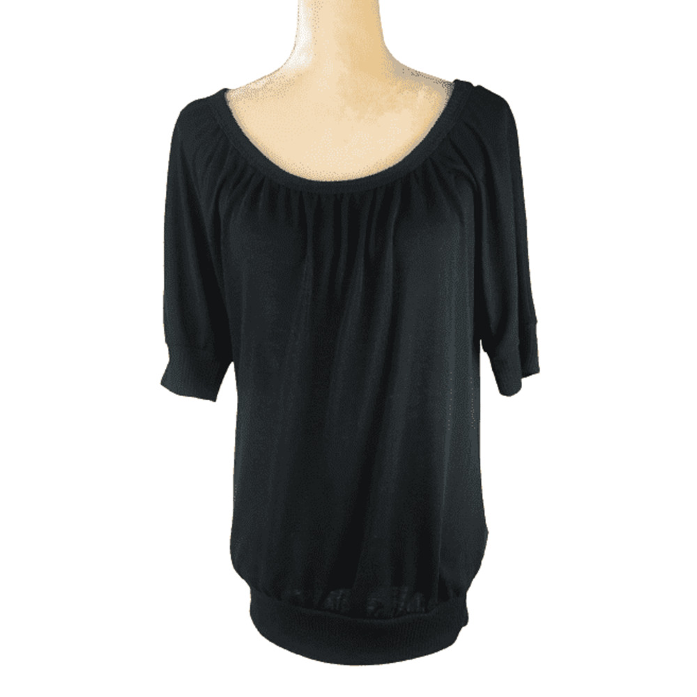 Robin K women's black top size L